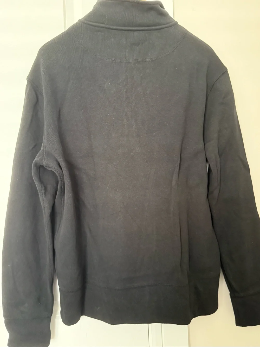 Banana Republic Men's Black Quarter-Zip Sweater size Medium